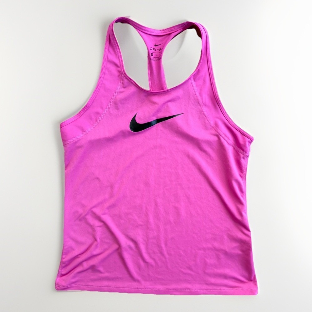 Nike Dri-FIT Women's Pink Racerback Athletic Tank top Size M Workout Gym